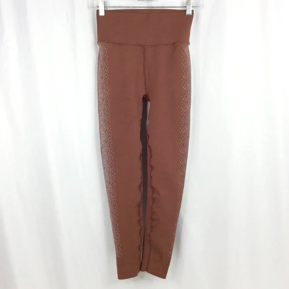 Fabletics SculptKnit‎ High Waist Leggings Womens Size Large Compression Printed